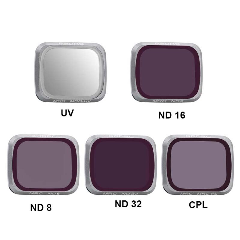 for DJI Mavic Air 2S Lens Filter ND Filter UV CPL NDPL4/8/16/32/64 Light Filters Sets for DJI Air 2S Gimbal Camera Accessories: 5 IN 1