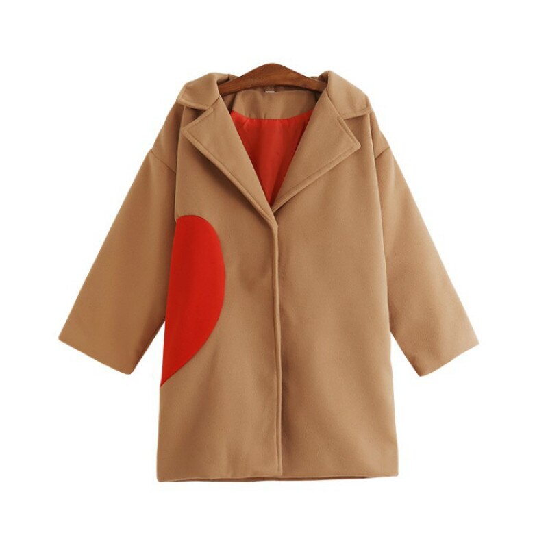 Meisjes winterjas dikker kinderen wollen jas kinderen trend peuter liefdeshart bovenkleding peuterkleding ,4-12y,#2397