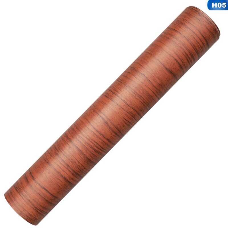High Glossy Wood Grain Textured Vinyl Sticker Decal Roll Car Interior DIY Film Wrap Automobiles Waterproof Vinyl Car Sticker: H05