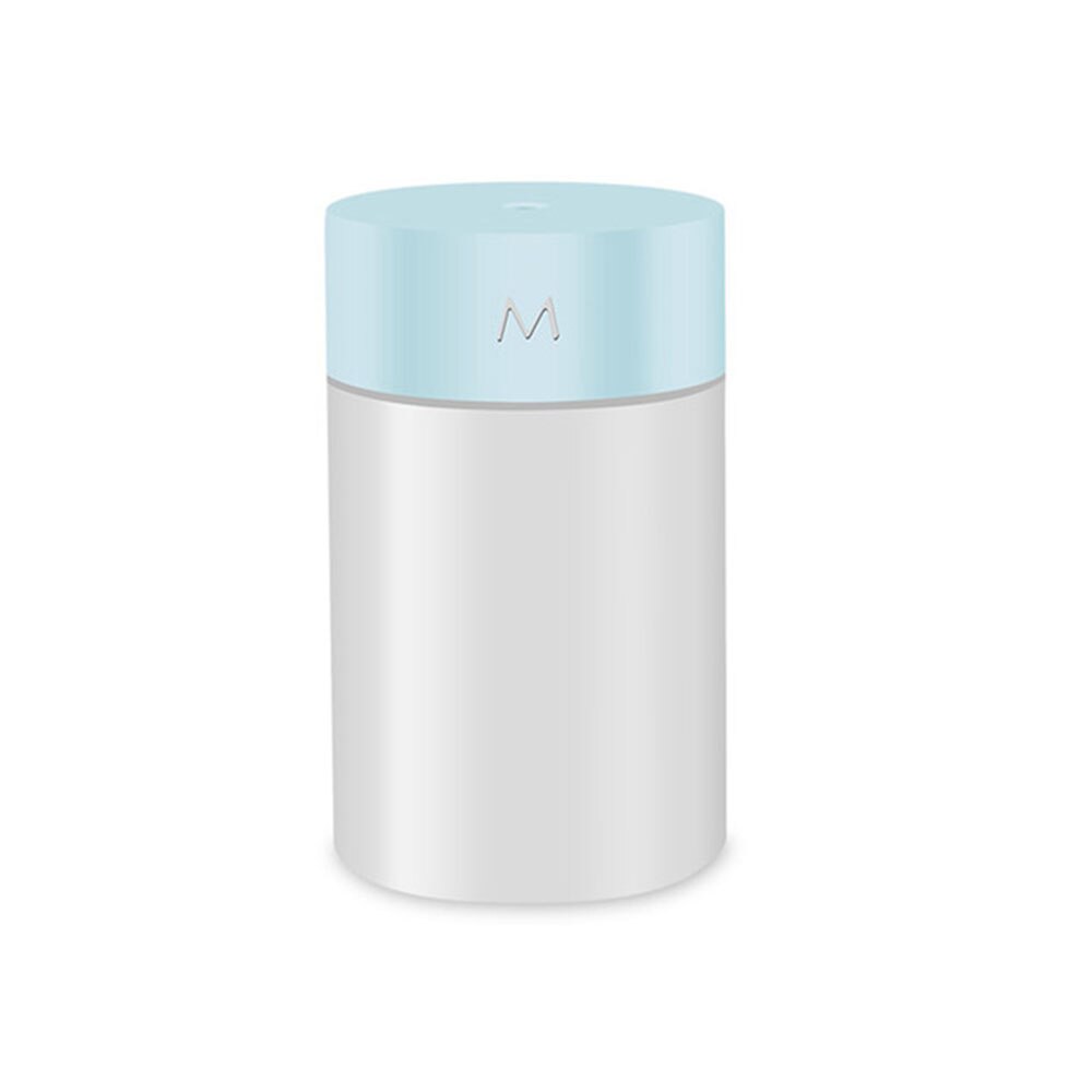 Humidifier Diffuser Mini Air Humidifier Aroma Essential Oil Diffuser USB LED Night Lamp Humidifier Air Purifier Car Purifier: Blue