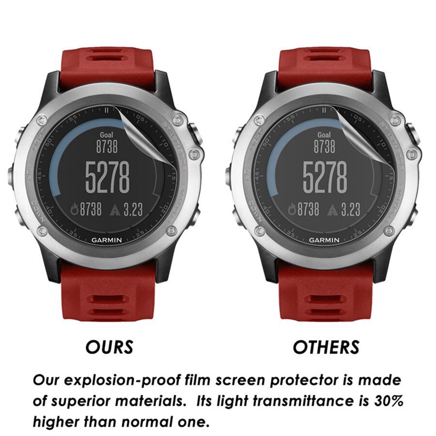3Pcs Flexibele Gehard Glas Voor Garmin Fenix 5 5S Plus Screen Protector Voor Fenix 6S 6X6 Pro Beschermende Horloge Gezicht Film 9H