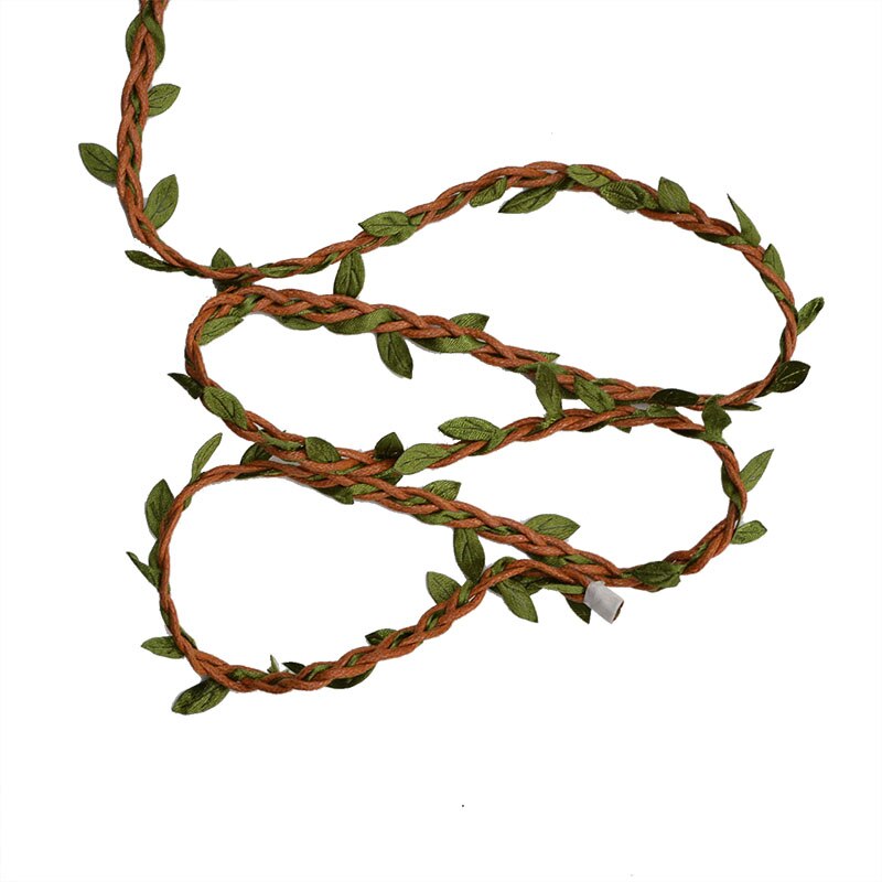 10 m Silk Garland Green Leaf Ijzerdraad Kunstbloem Wijnstok Klimop Rotan voor DIY Wedding Huis Tuin Decor Fotografie props