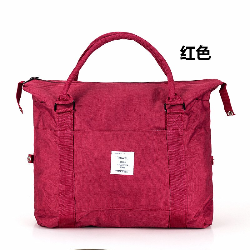 Online Celebrity Reistas Vrouwen Grote Korte Reis Kan Worden Set Trolley Bagage Tas Zwemmen Tas Sport Luier tas: Red