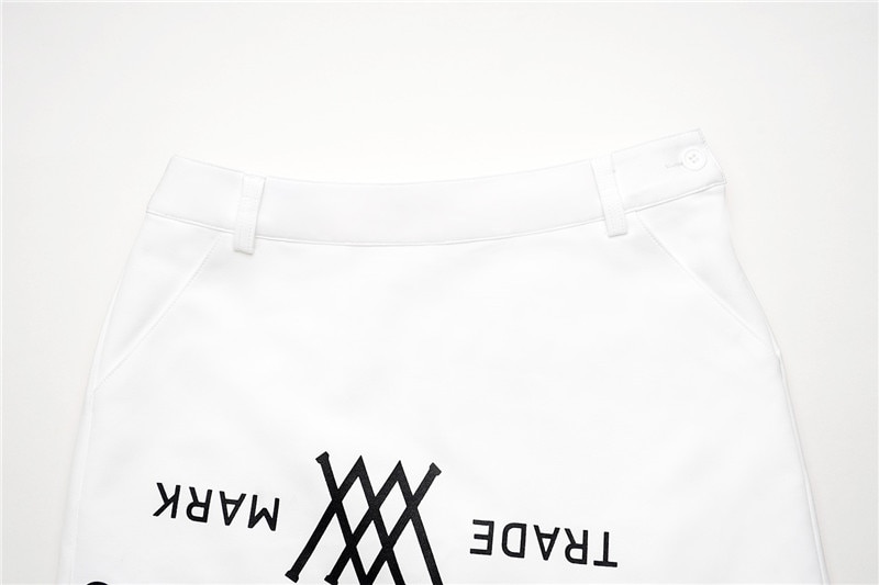 ladies Korean golf sports short skirt spring and summer letters breathable casual short skirt
