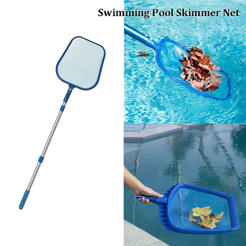 Swimming Pool Water Garbage Fish Pond Skimmer Net Cleaning Leaf Skimmer Mesh Frame Net for Cleaning Swimming Pool/salvaging Pool