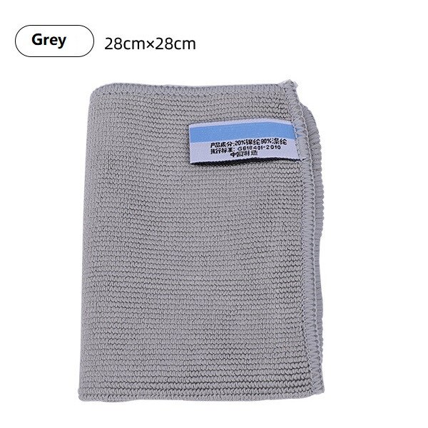 Barista Handtuch Mikrofaser Kaffee Reinigung Tuch Barista Espressso Maschine Lappen Hohe Vorgenommen Weiche Geschirrtuch Geschirr Tee Handtuch: 28x28cm grau