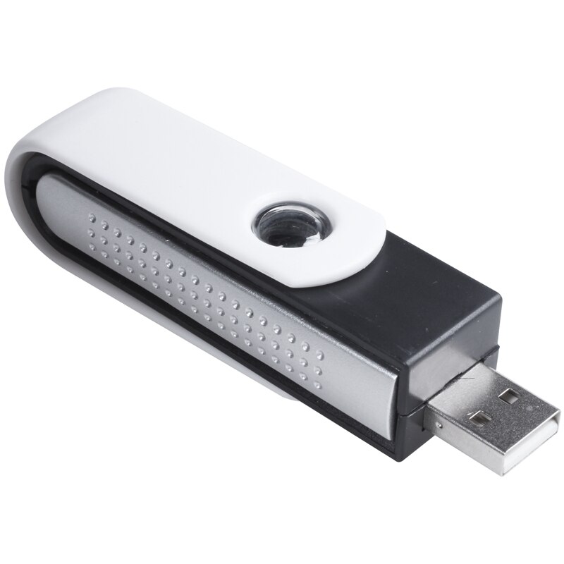 Ambientador purificador de aire con barra de oxígeno iónico USB para ordenador portátil negro + blanco: Default Title