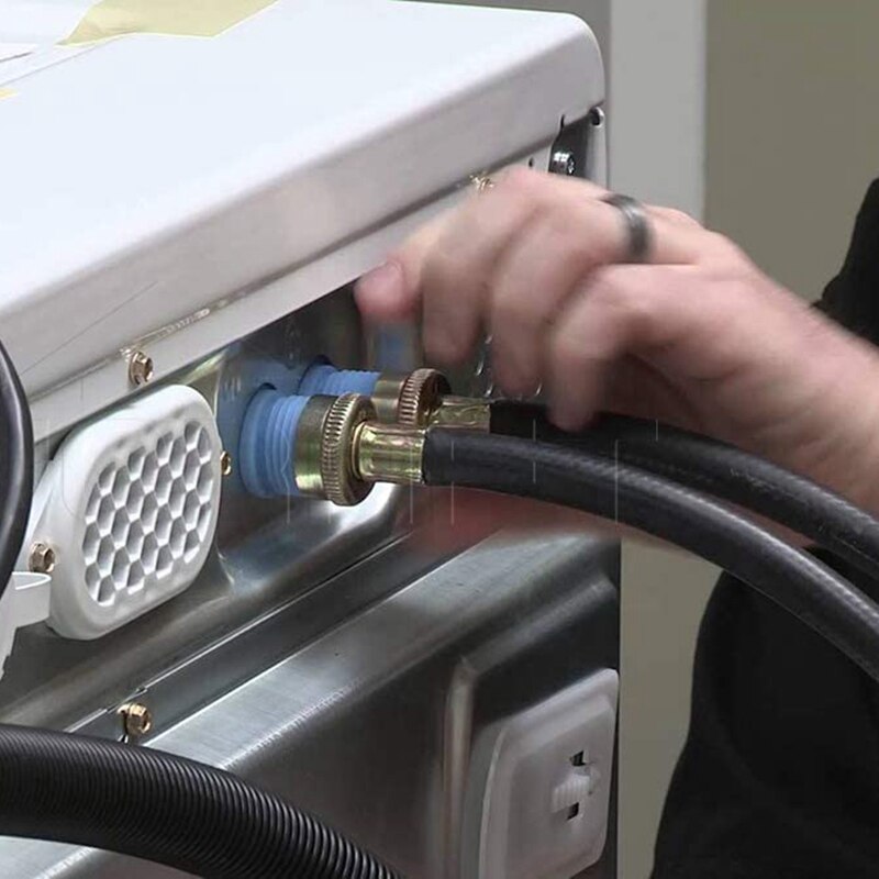 -2-Pack Rubber Washing Machine Drainage Pipe Hose and Cold Water Supply Hoses Drain Hose for Washing Machine