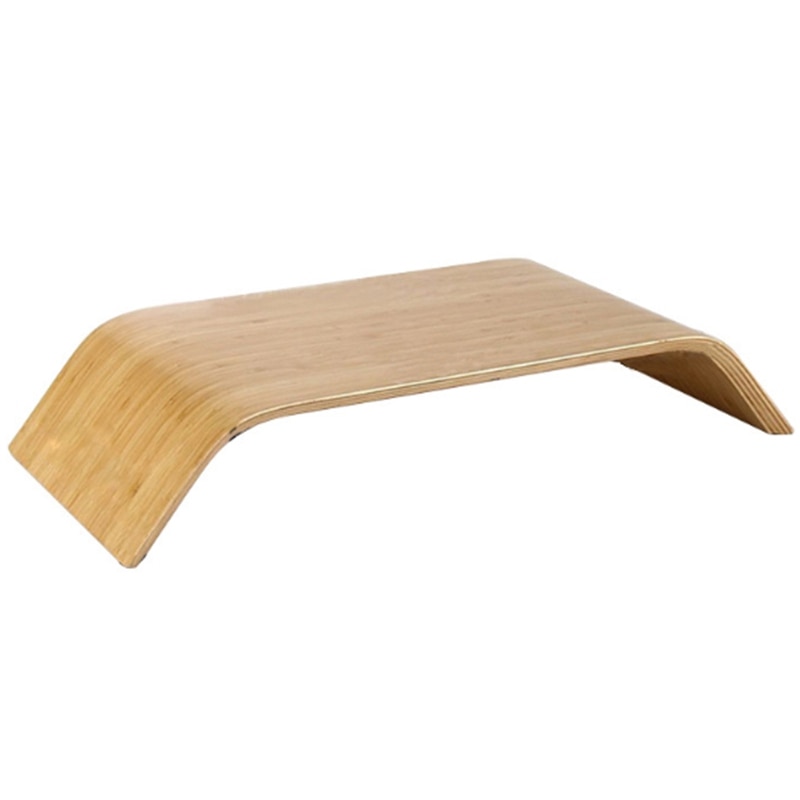 Wooden Computer Monitor Stand Universal Dock Holder Display Bracket for IMac PC Notebook Computer: Default Title