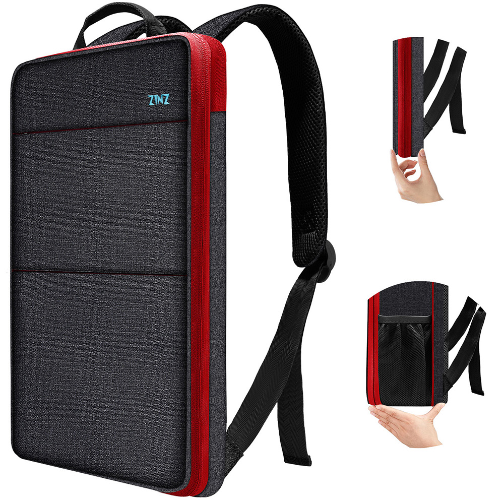 Slim Expandable 15 15.6 16 Inch Laptop Backpack , Spill-Resistant Notebooks Bag for Most 14-16 Inch MacBooks Or Other Computers: Red