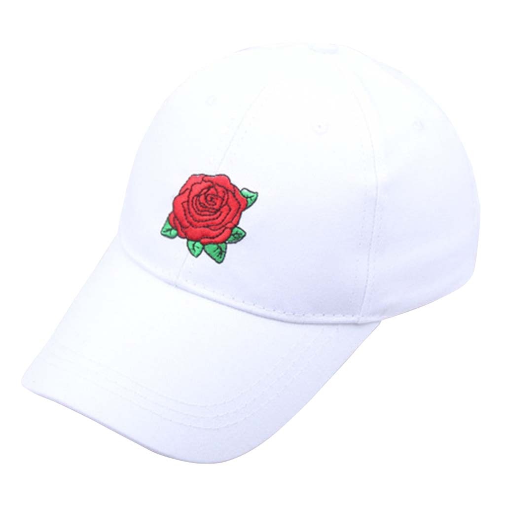 Vrouwen Man Geborduurde Bloem Denim Cap Mode Baseball Cap Tropenhelm hoeden voor vrouwen zomer hoed Zonnehoed