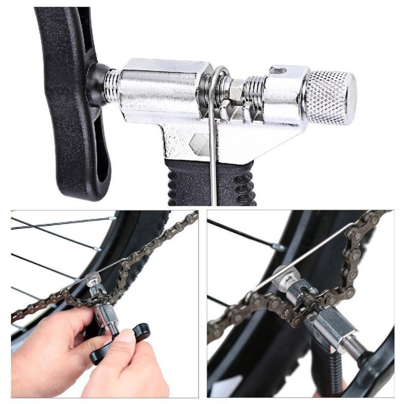 12 stuks universele fietsketting reparatiegereedschappen fietsschakeltang breker splitter  n0ha