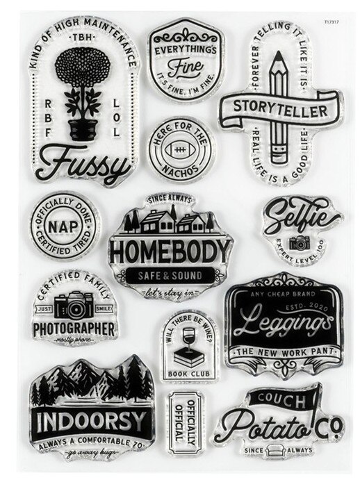 Nyheter engelska genomskinlig stämpel för scrapbooking transparent silikongummi gör-det-själv fotoalbumdekor 491