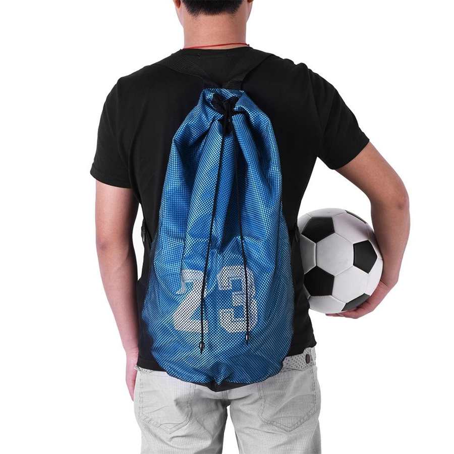Drawstring Backpack - Mesh Storage - Sports Ball Bag - Kordelzug Taschen