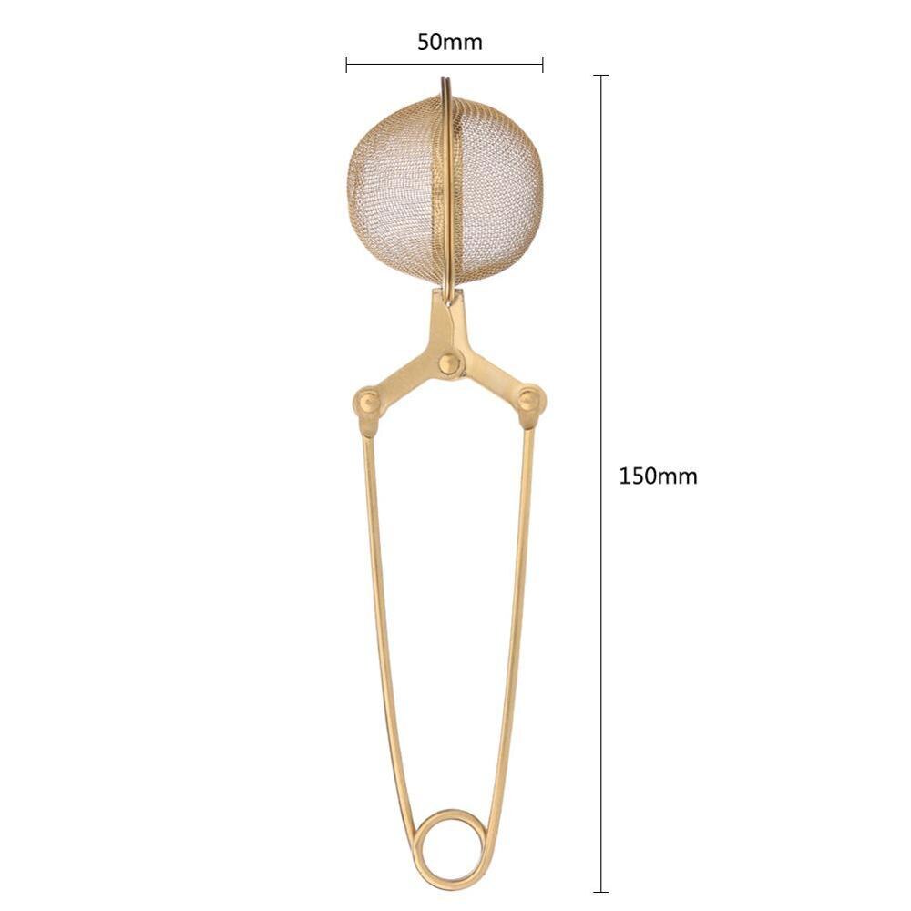 1pc kugler i rustfrit stål te-si kaffe urte krydderi filter diffuser te kugle si drikke tilbehør: 04