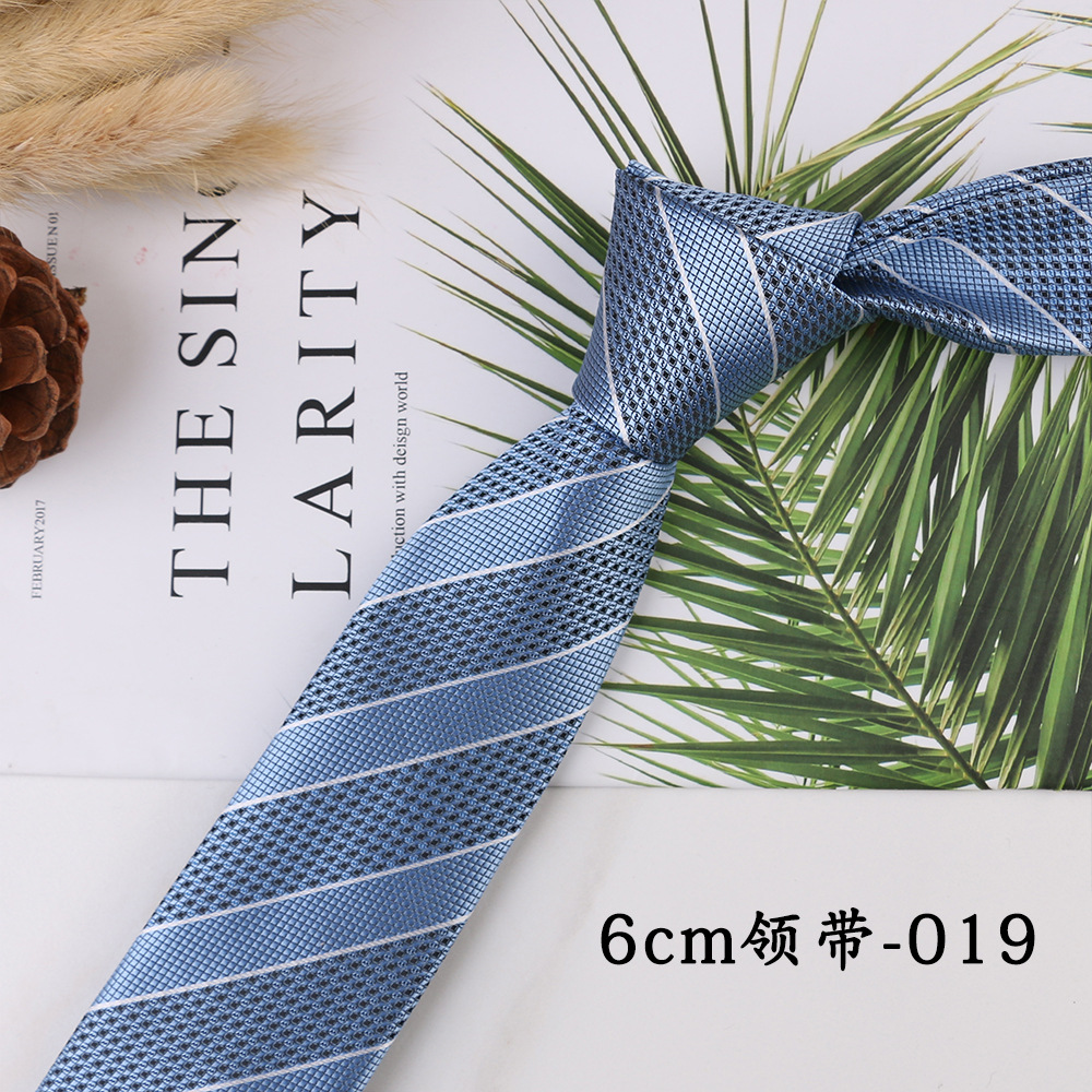 Cravatte sottili alla moda da 6 cm Cravatte classiche da uomo a righe scozzesi floreali Blu vino Cravatte da sposa Cravatte da uomo in poliestere intrecciato jacquard: Nero Verde