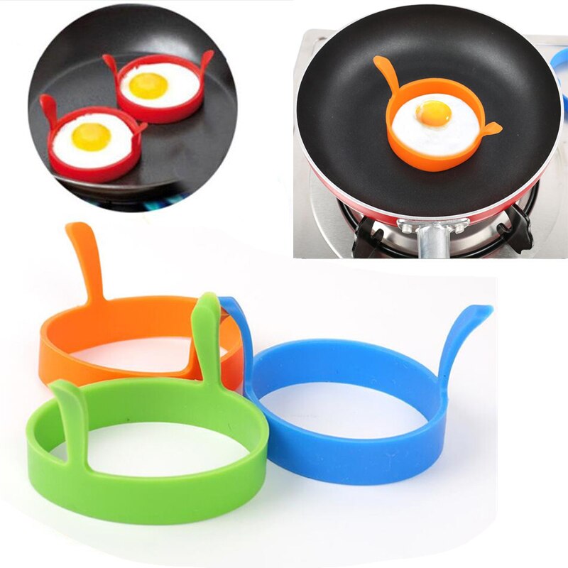 2Stck Spiegelei bilden Binaurale Ei Gebraten Ring Lebensmittel Klasse Silikon Pfannkuchen Ring Frühstück Spiegelei Werkzeug Küche Backen werkzeug viel
