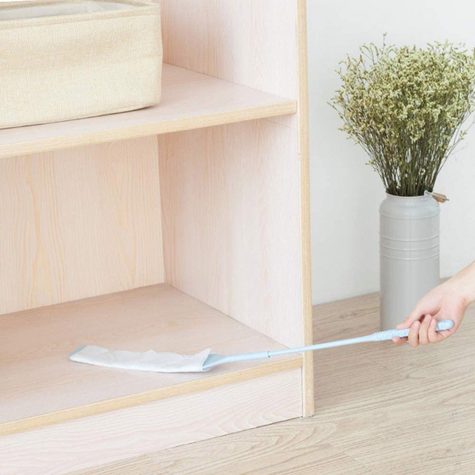 Extended non-woven cloth dusting duster cleaning sanitary tools Handle Brush Home Air-condition Car Furniture Cleaning Dust