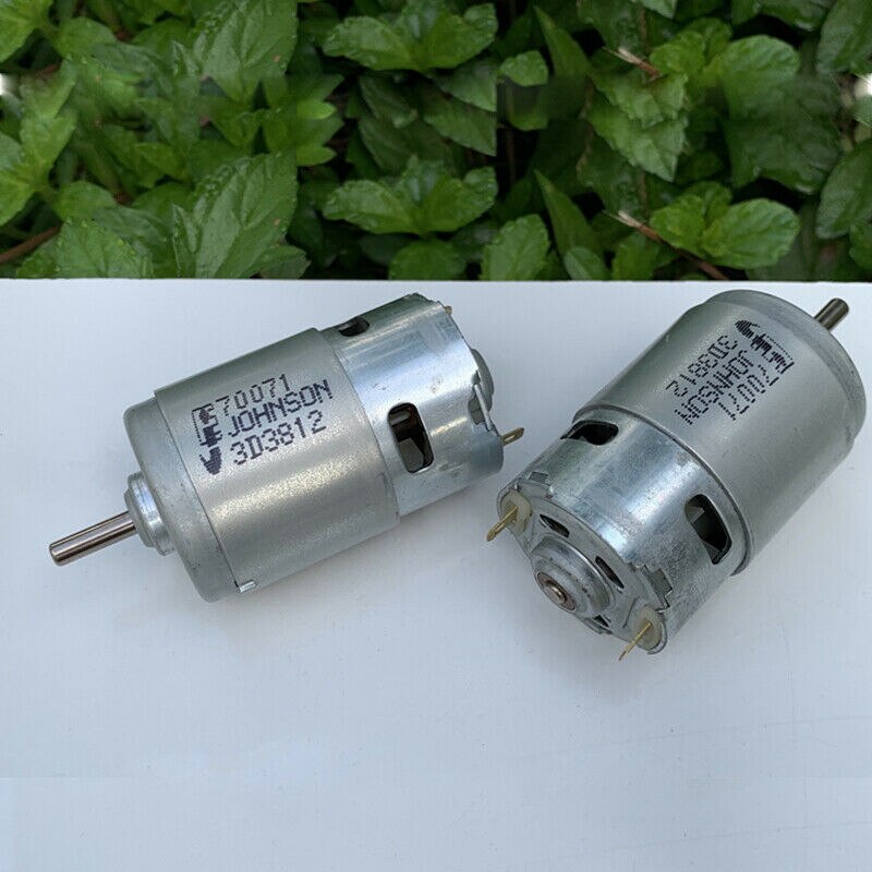 JOHNSON 775 DC Parts Motors Electric-Power-Tool Drill High-Speed 24000RPM Large Torque DC 12V 18V 20V with Cooling Fan