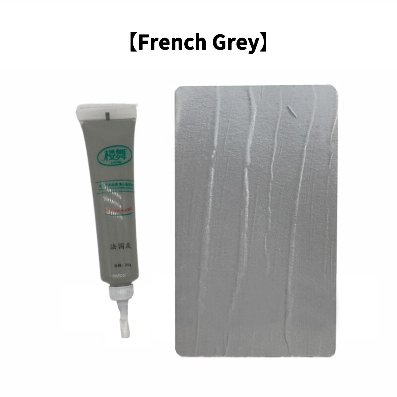 20 Color Wood Furniture Repair Paint Wax Solid Wooden Refinishing Paste Floor Furniture Scratch Fast Remover Repair Paint Tool: French Grey
