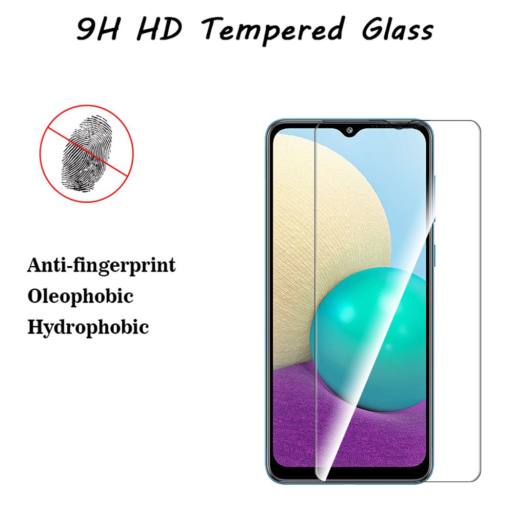 For Samsung A02 Glass camera lens protective cover For Samsung Galaxy A02 A 02 A022F 6.5'' Tempered Glass sansung coque fundas