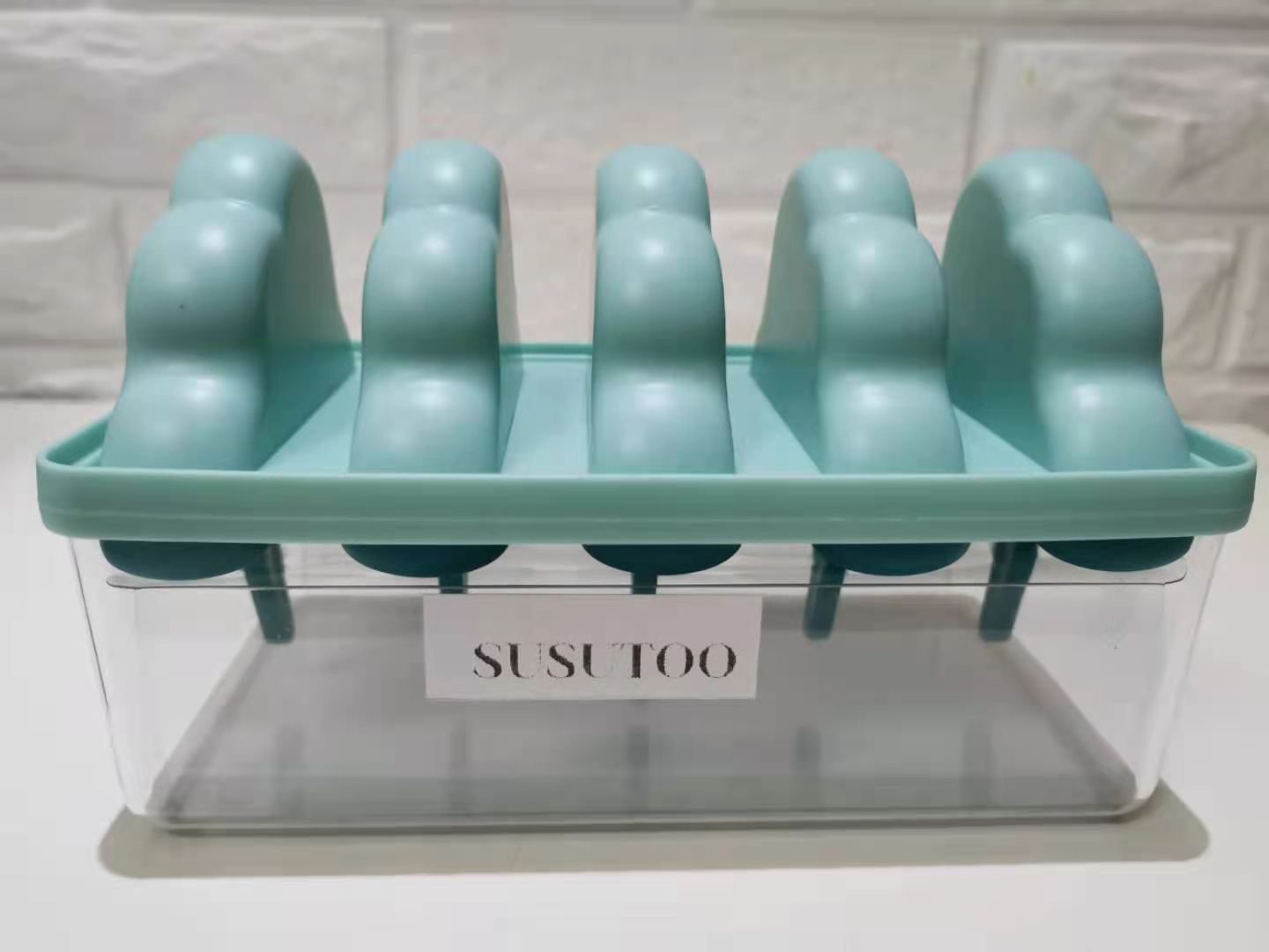 Susutoo Ice cream mold home made popsicle popsicle diy homemade ice cream frozen ice cube box sorbet popsicle commercial: 3