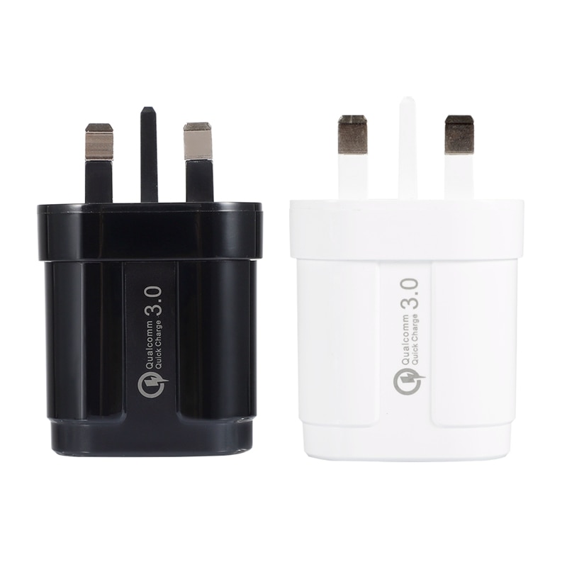 Quick Charge 3.0 Usb Charger Uk Plug Qc3.0 Snelle Oplader Voor Samsung S10 S9 Xiaomi Mi 9 Huawei