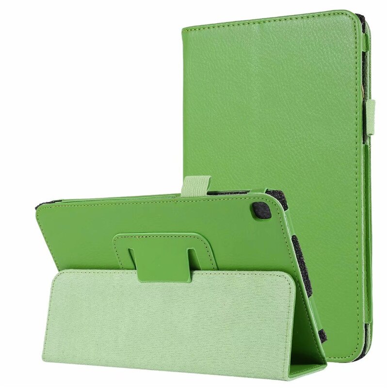 Smart Case For Samsung Galaxy Tab A 8.0" inch Tablet SM-T290 T295 T297 PU Leather Cover Case T290 Protective Case Funda: 02 Green