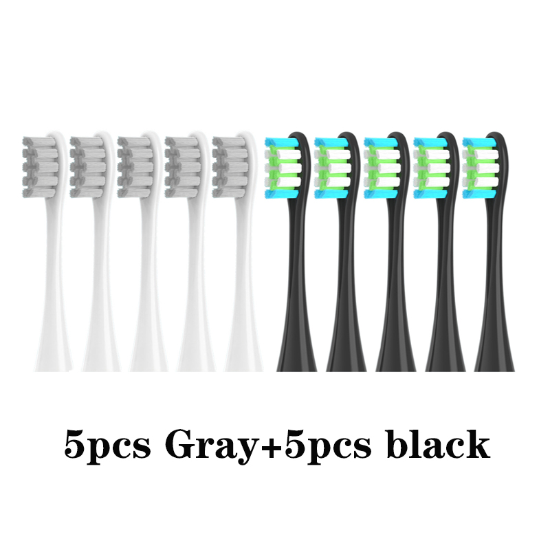 Replacement Brush Heads for Oclean X/ X PRO/ Z1/ F1/ One/ Air 2 /SE Sonic Electric Toothbrush Soft DuPont Bristle Nozzles 10 Pcs