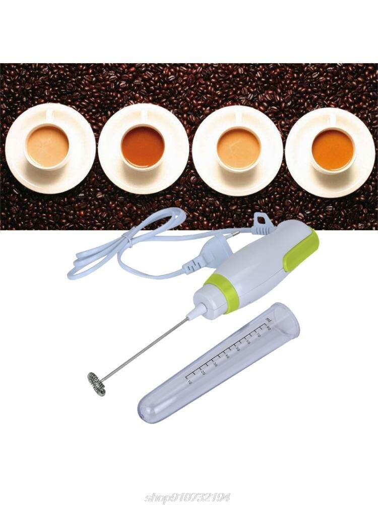 Elektryczny ręczny mikser ekspres robić kawy mikser ekspres robić kawy Frappe spieniacz robić mleka napój mieszadło N05 20 Dropshipping