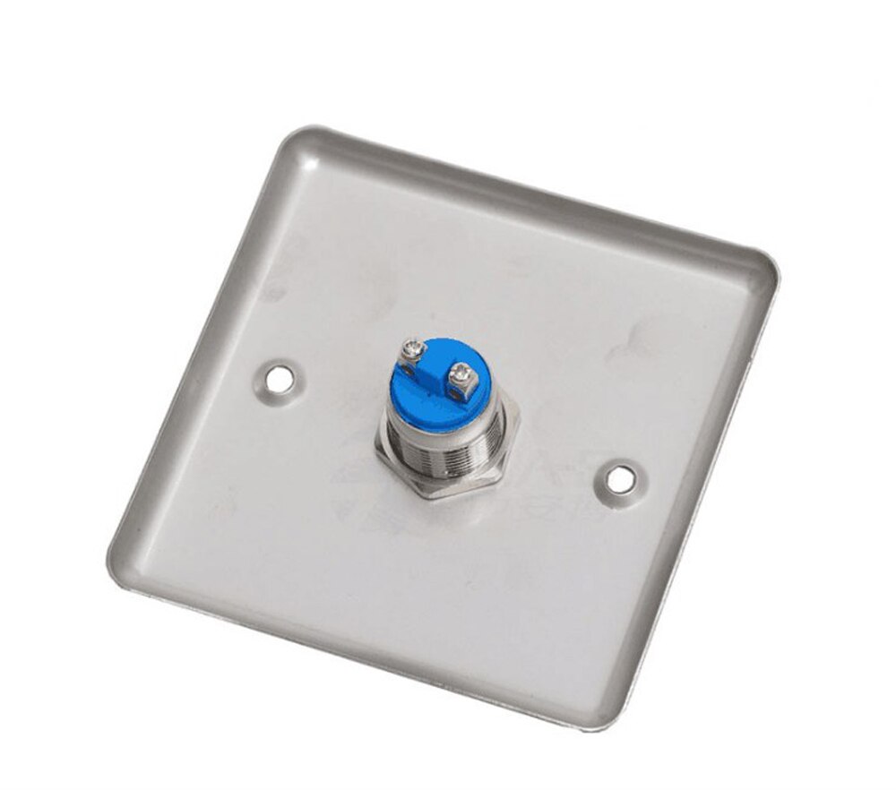 Small Stainless Steel Switch Access Control Exit Push Release Button For Door Home Security