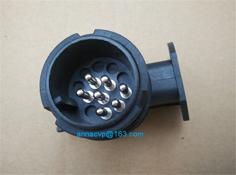 CVP 13 pin round plug to 7 pin socket mini adapter plastic trailer truck ute boat caravan