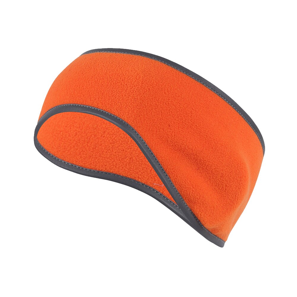 Banda térmica para el sudor para hombre y mujer, banda térmica de lana para la cabeza, ideal para el gimnasio, esquí, Yoga, Fitness, ciclismo, tenis y correr: Naranja
