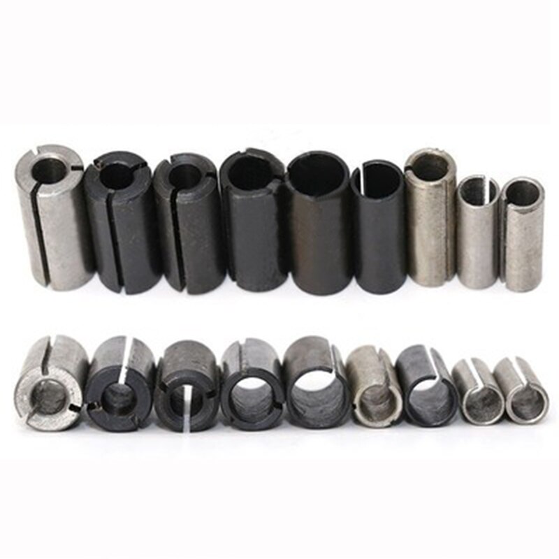 1pc CNC Router Bit High Precision Adapter Collet Milling Cutter Tool Adapters Holder 6mm 6.35mm 8mm 10mm 12mm 12.7mm 4001