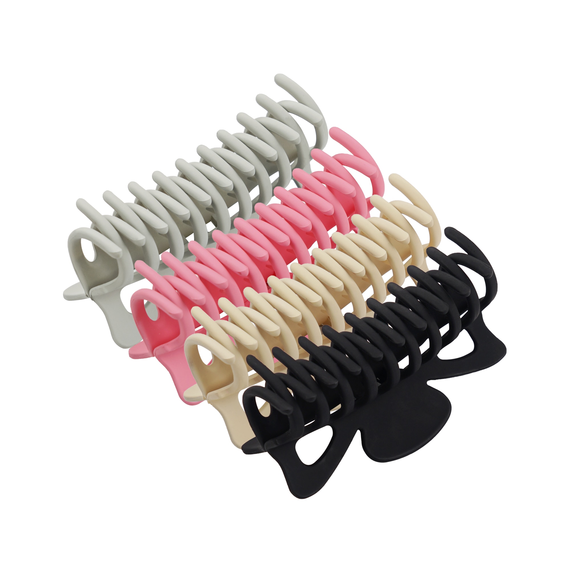 Pinzas para el pelo supergrandes para mujer y niña, pasadores de 12CM de largo, pasador, pinzas para el pelo, accesorios para el cabello, 4 piezas: Default Title