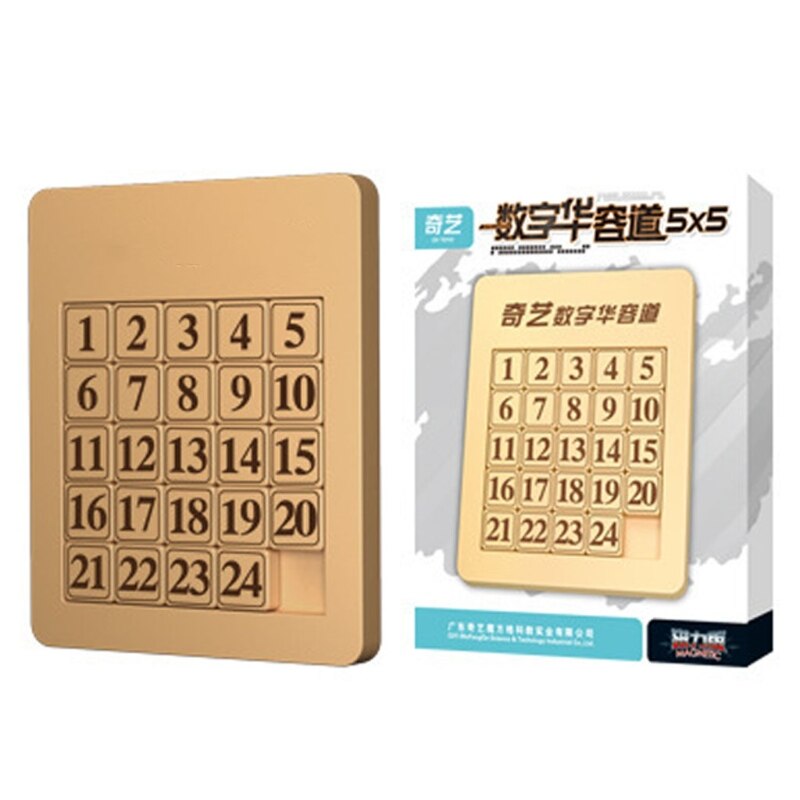 Klotski Number Puzzle Brain Teaser Puzzle Brain Developmental Jigsaw Education Science Kits Toy Magnetic Slide Tangram: 24 Klotski Puzzle