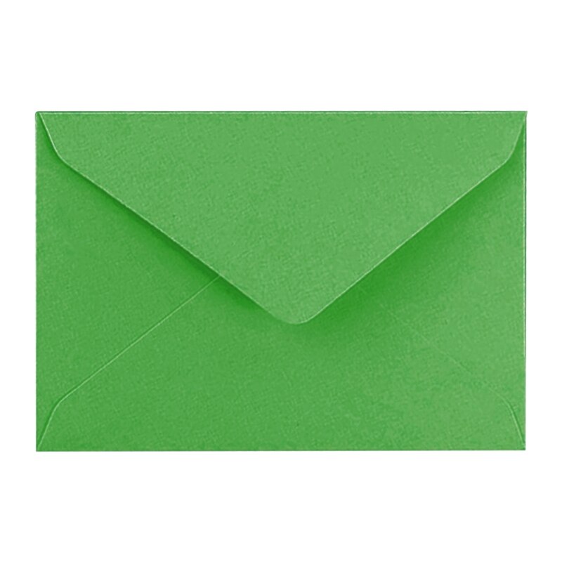 10pcs Blank Greeting Cards with Envelopes Thank You Cards Handmade DIY Blank Envelope Postcards for Birthday Party Inivitation: Green