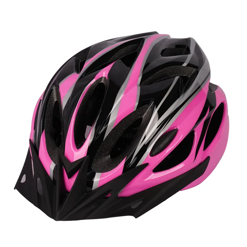 Cycling Safety Helmet Man Women Road Mountain Bike Helmet Outdoor Bicycle Skateboard Scooter Integrally-Molded Ultralight Helmet: Burgundy
