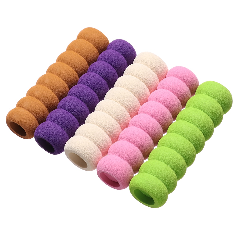 2Pcs/Set Spiral Door Handle Soft Foam Elastic Cover Doorknob Guard Protector Anti-collision Door Stopper Baby Safety Practical