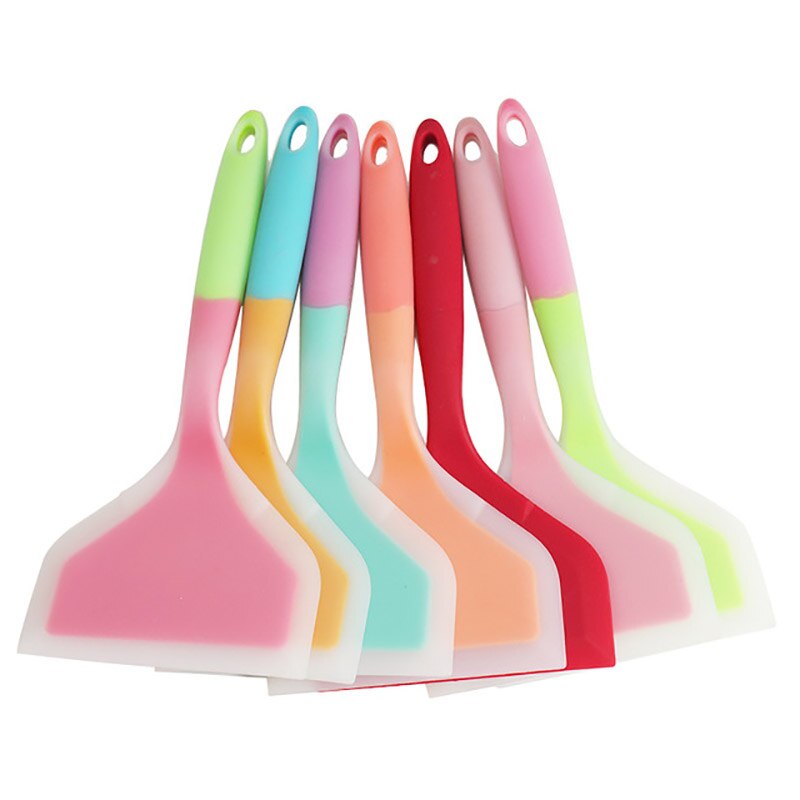 Espátula antiadherente para cocina, utensilios de cocina de silicona con gancho, 1 Uds.