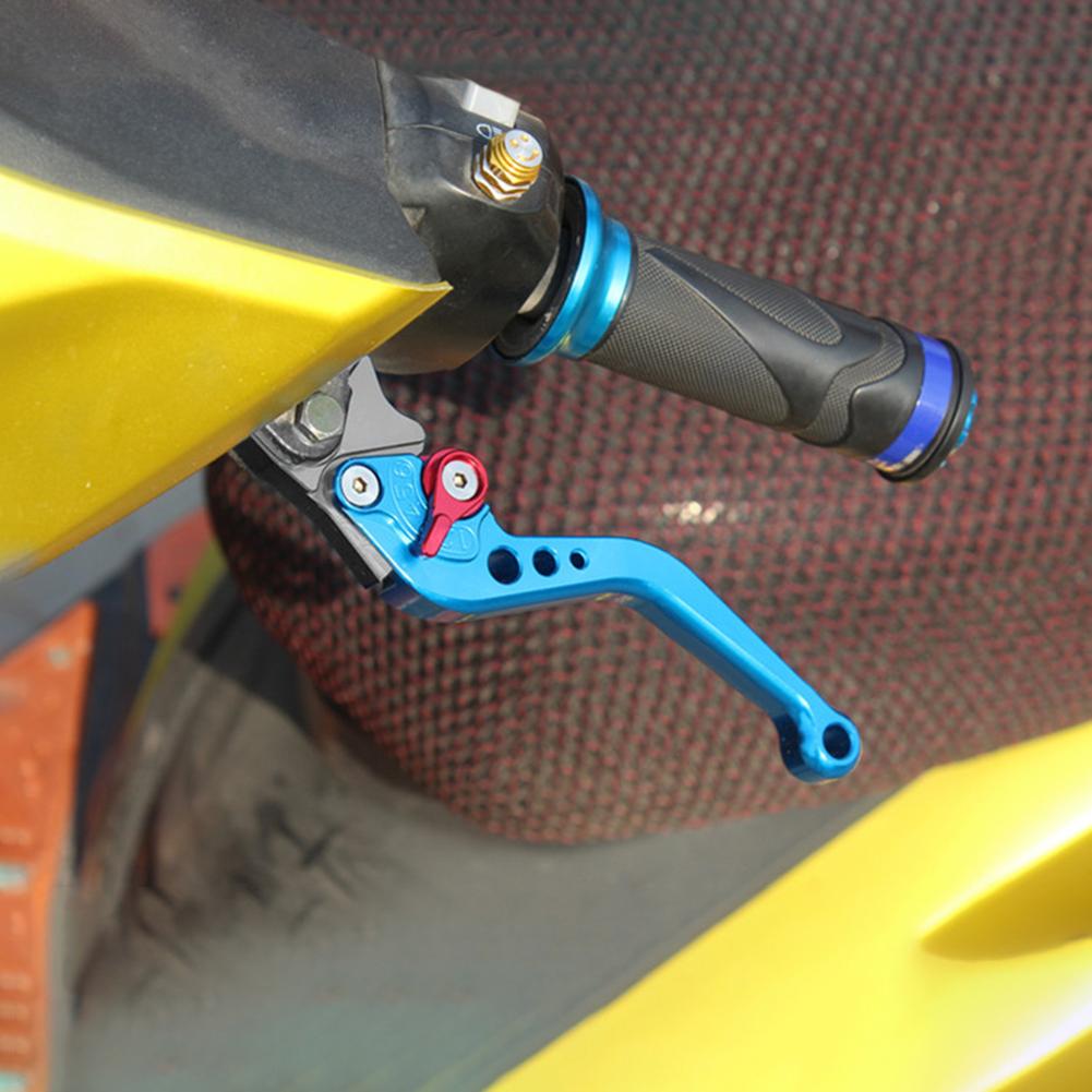 19.5cm 1 Pair CNC Universal Motorcycle scooter brake front disc Rear drum adjustable brake Clutch handle