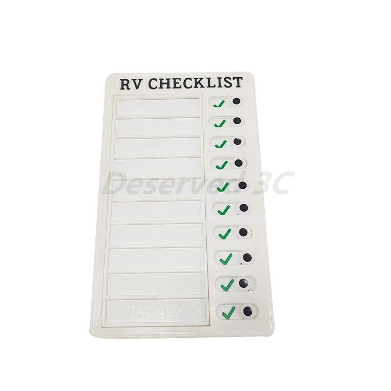 Multi-purpose memo tjekliste to-do-liste blok 5 & #39 ;& #39 ; x8 & #39 ;& #39 ; justerbar mine gøremål tjekliste tavle til bil rv hjem klasseværelse væg: 1