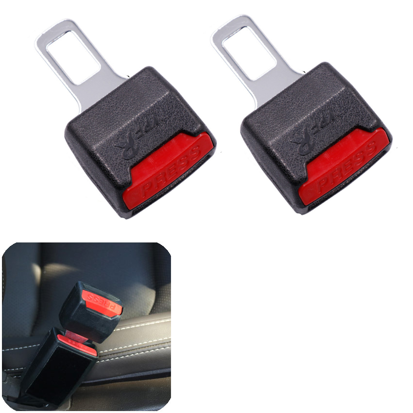 2 Stuks Autogordel Extender Veiligheid Veiligheidsgordel Lock Gesp Plug Socket Riem Padding Extension Gesp Plug Clip Auto-accessoires