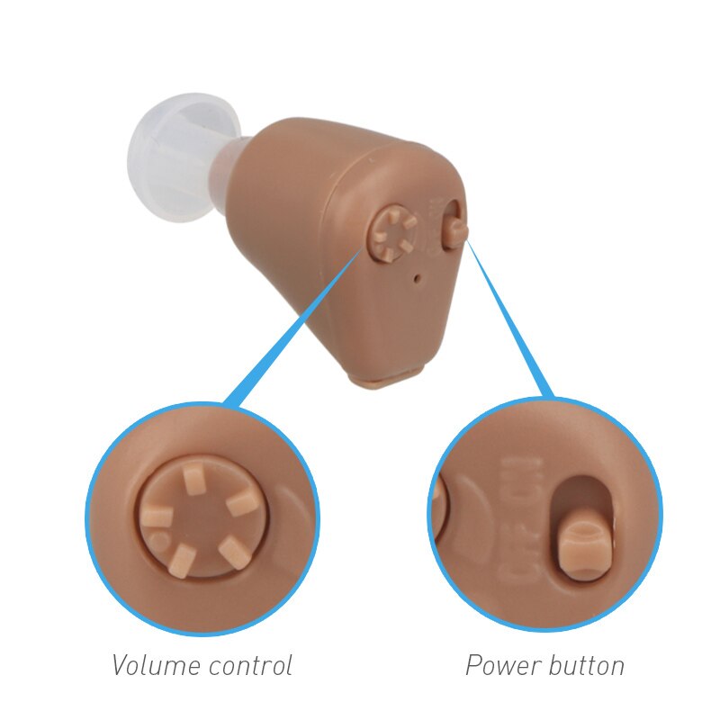 K-88 audífono recargable Mini audífonos amplificador de sonido Invisible escucha clara para los ancianos sordos utensilios para el cuidado del oído
