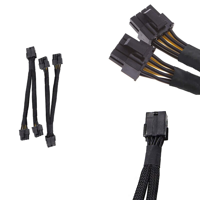 PCI-E 8Pin Femmina A Dual 8Pin (6 + 2) Maschio Gra... – Grandado