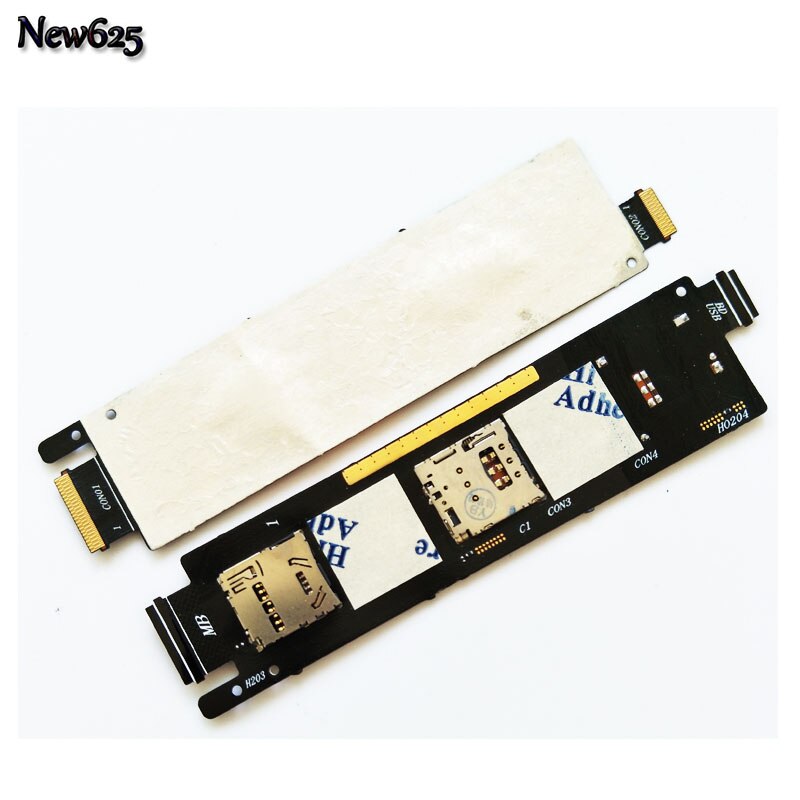 Single Dual Sim Flex Cable For ASUS Zenfone 6 A600CG A601CG Sim Card Adapter Reader Holder Slot Ribbon