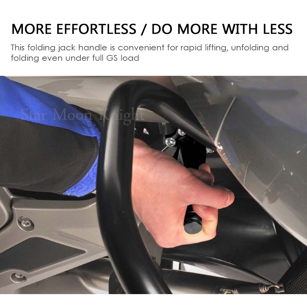 Motorcycle Lifting Handle Lifting Lever Assist Bar Folded Jack-up Handle For BMW K1600GT K 1600 GT K1600GTL K 1600 GTL K1600