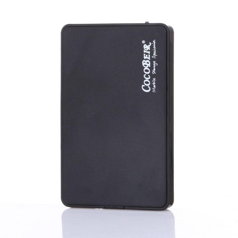 HDD Case Slim Portable 2.5 HDD Enclosure USB 2.0 External Hard Disk Case Sata to USB Hard Disk Drives HDD Case With USB Cable