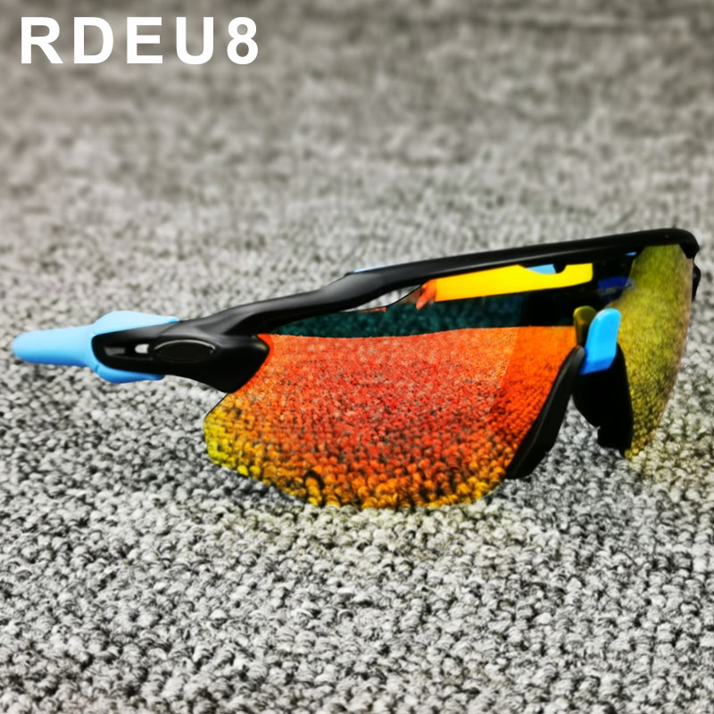 Gafas de ciclismo polarizadas para hombre, gafas de ciclismo, gafas de ciclismo, de montaña, gafas de sol para ciclismo, 4 lentes: RDEU8