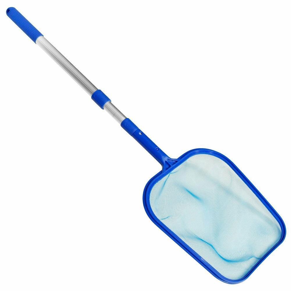 1Pc Blauw Plastic Blad Skimmer Hark Mesh Frame Schoonmaken Vijver Easy-Glide Spa Lichtgewicht Operatie Netto Zwembad Tool aqua Bad Swi A2F8